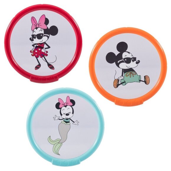 Disney Dive Rings Pool Set Game Mickey & Minnie Mouse Mermaid New - Picture 1 of 3